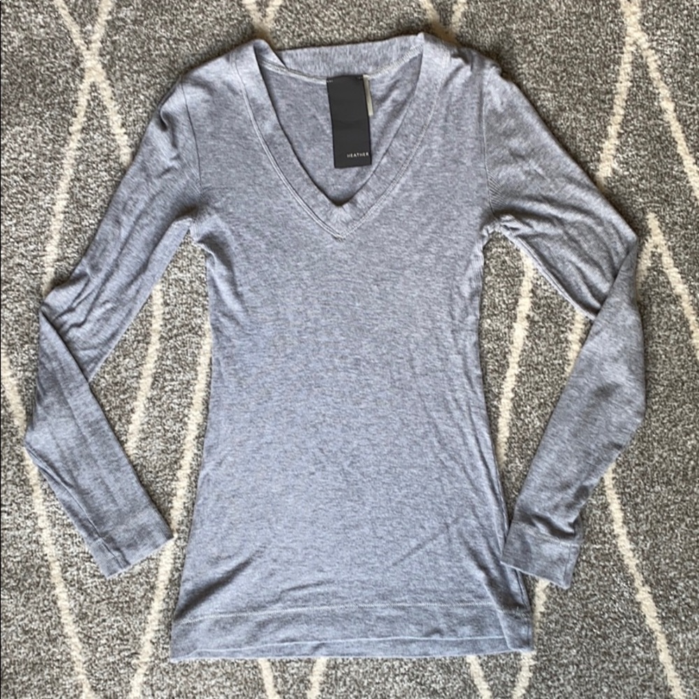 Heather Grey Long Sleeve Shirt